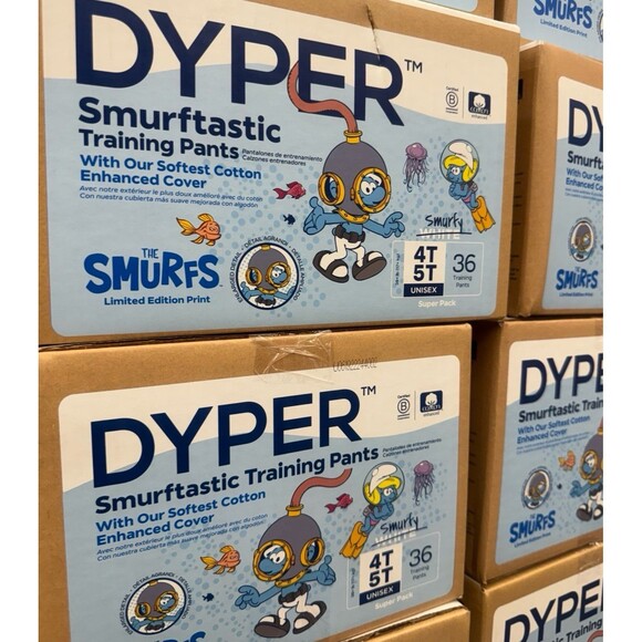 DYPER Smurftastic Training Pants Size: 4T-5T (32-40 lbs). - Picture 1 of 1